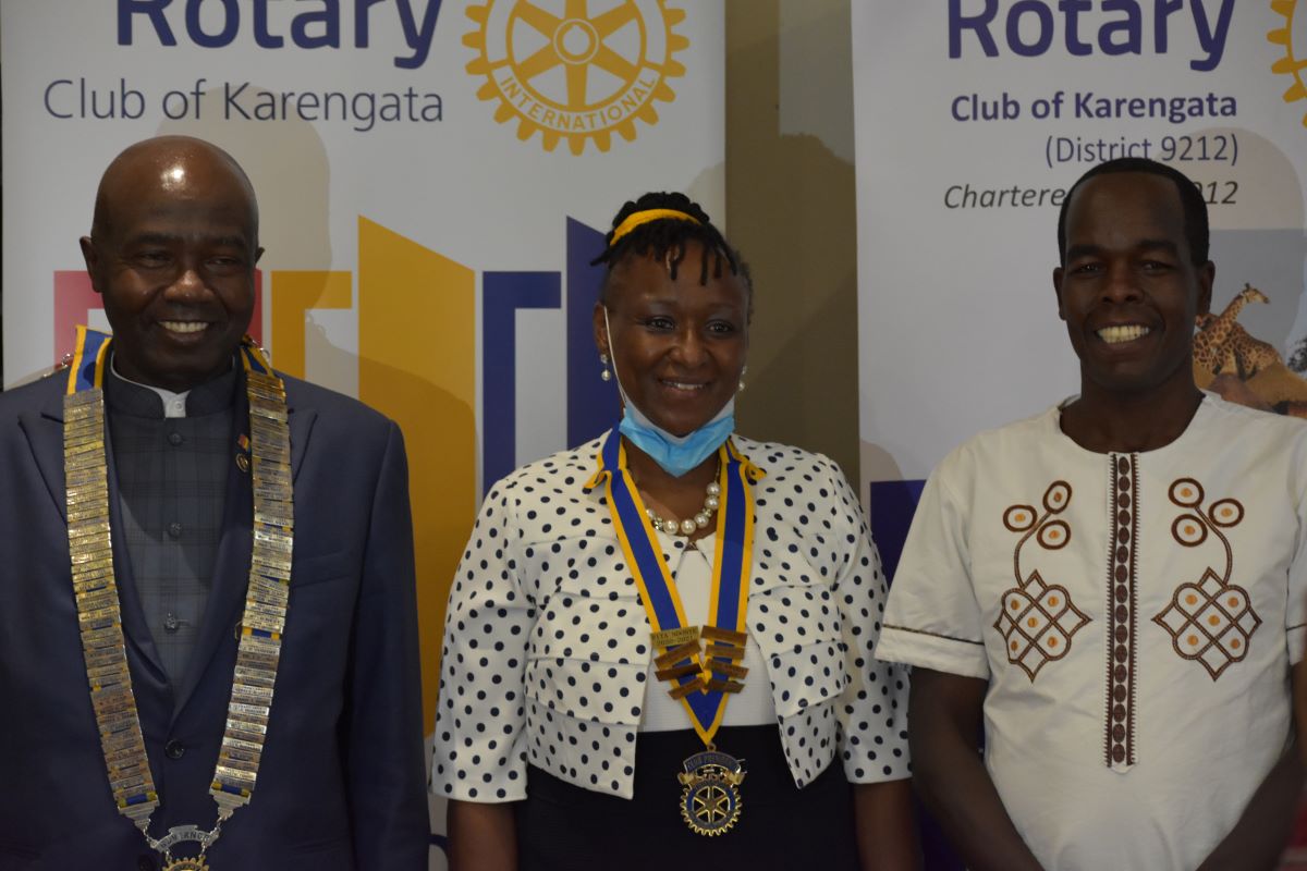 RC-Karengata installs new President and Board of Directors for 2020/2021
